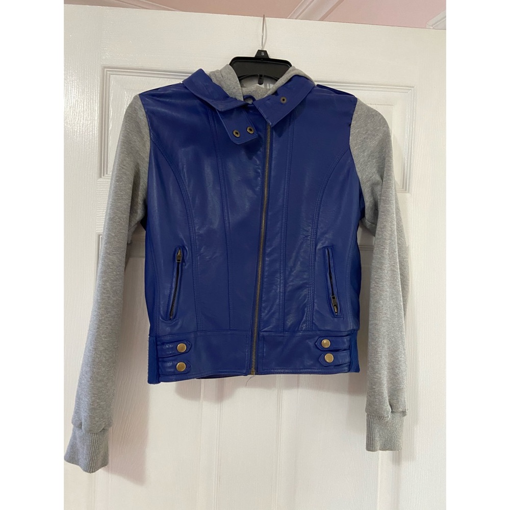Navy Blue and Gray Jacket